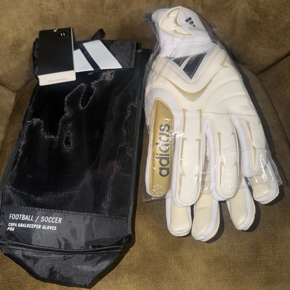 Adidas Copa Pro Soccer Goalkeeper Gloves - Men Size 11 - Picture 6 of 11